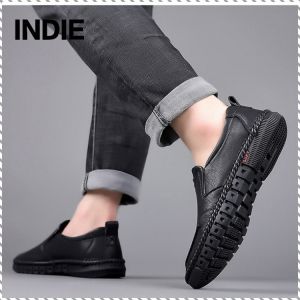 Men S Hoes Soft Formal Leather Shoes Comfort Lining Fashionable Hand-stitched High Quality Cowhide