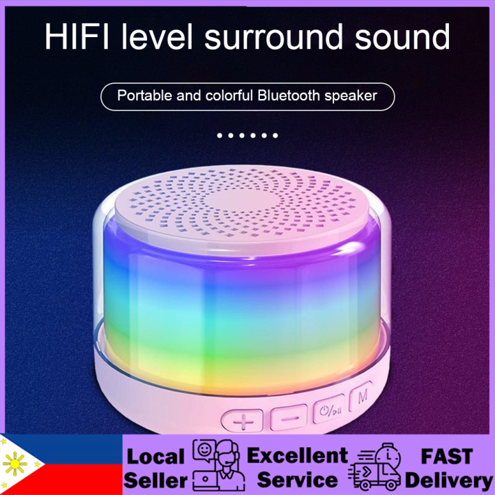 【Fast Delivery】Subwoofer Super Bass Bluetooth Speaker RGB LED Wireless ...
