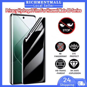 【🔥SG STOCK🔥】RICHMENTMALL Soft Privacy Hydrogel Screen Film for HUAWEI Mate 80/HUAWEI Mate 80 Pro /HUAWEI Mate 80 Pro Max Clear Matte Screen Protector For HUAWEI Mate 80 Rs