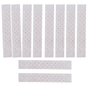 200Pcs Acupunctures Beads Auricular Ear Sticker Massage Ear Acupunctures Patches Clear Disposable Ear Sticker Easy Use