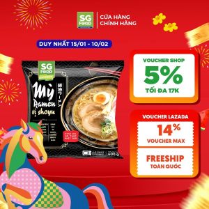 Mỳ Ramen vị Shoyu 400g SG Food