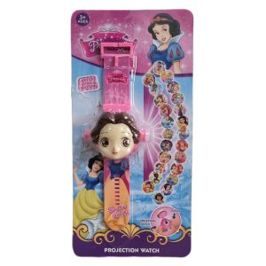 (BANYAK MOTIF) Jam Tangan Anak Laser Proyektor (LED) digital Kepala Jumbo Karakter Kartun Sanrio dan Superhero