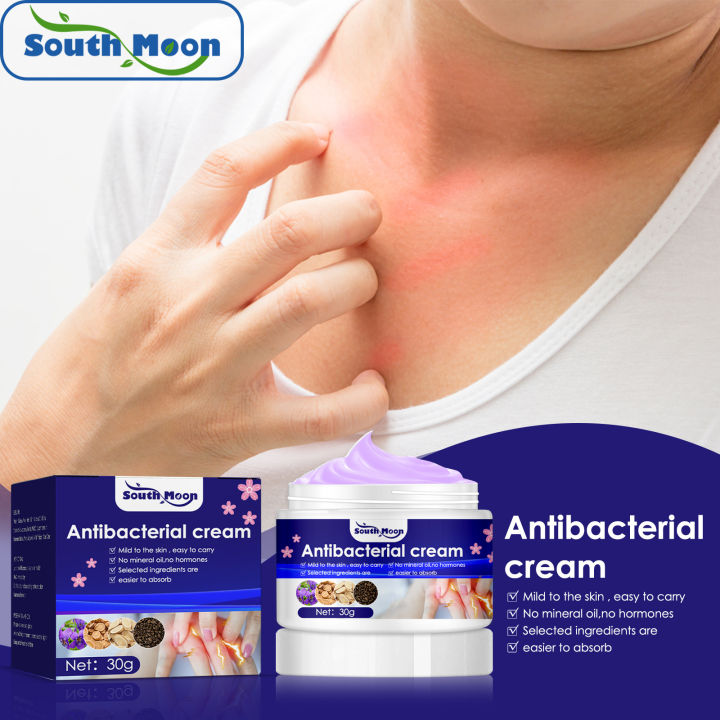 South Moon Antibacterial Psoriasis Cream Herbal Effective Anti Itch Relief Dermatitis Eczema