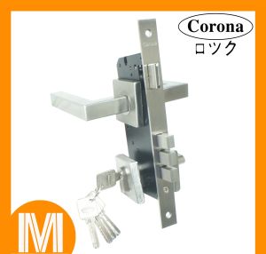 Corona Square Entrance Door Lock Mortise Lock Set Bedroom Lock Door Security Door Safety