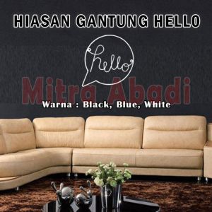 Hiasan Dinding / Hiasan Gantung Dekorasi Tulisan HELLO