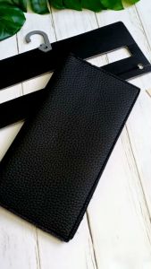 LCW Accessories Black Embossed Like Leather Long Wallet