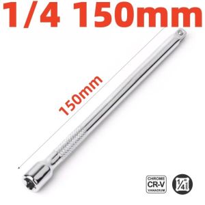 CXXP 1/4" 3/8" 1/2" Socket Ratchet Wrench Professional 50/100/150/250mm Socket Extender Extension Tool Universal Joint Socket