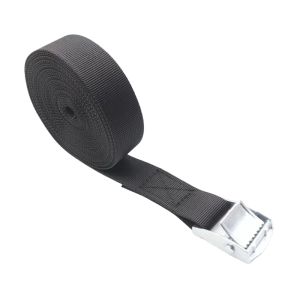 Nurm 1/2/3 Mters*2.5cm Black Tie Down Strap Strong Ratchet Belt Luggage Bag Cargo Lashing