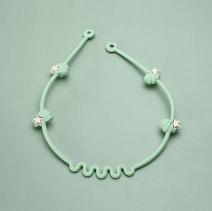 HamshMoc Baby Silicone Anti-Lost Anti-Drop Chain Strap Adjustable Pacifier Bottle Accessories Safety Food Grade Molar Stick Gum Toy