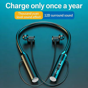 Beiziye Wireless Headphones Bluetooth Neckband Magnetic Earphones Sport Running Earbuds Waterproof Bluetooth Headset With Mic