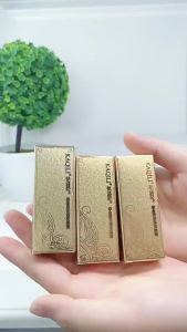 Kachili gold-plated snowflake thermochromic lipstick carotene color-changing lipstick long-lasting lipstick non-smudging non-staining lipstick.