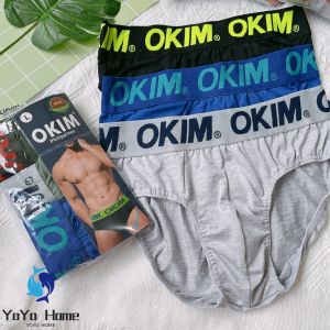 COD 3in1 OKIM Mens Cotton high-quality Briefs Underwear for men’s
