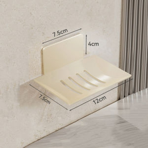 Fantic Carbon Steel Bathroom Shower Storage Soap Tray Rack Soap Tray Wall Mounted Drainage Soap Tray Box