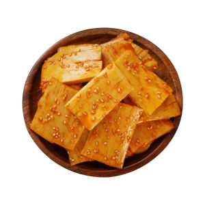 Spicy chunks of beef tendon hand torn and cut into oversized pieces 230g   牛板筋