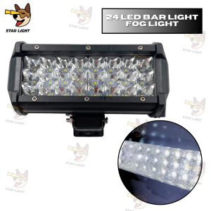UNIVERSAL 24 LED BAR FOG LAMP 3117 FOR MOTORCYCLE MOTORCYCLE LIGHTINGS [STAR LIGHT]