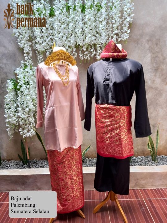 Baju adat Palembang Sumatera Selatan
