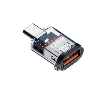 USB C Male to USB Female Adapter Small Adapter with Indicator Light OTG Adapter Converter Support 10Gbps Data Transfer