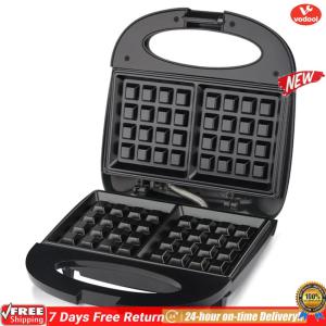 [VOF] Waffle Maker Waffle Making Machine Portable Chaffle Maker Non Stick Mini Waffle Maker Machine Anti-scalding for Snacks Burgers