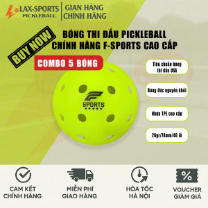 (Chính Hãng) Combo X1- X30 Bóng Pickleball F-Sport Đúc Nguyên Khối- Tiêu Chuẩn Thi Đấu Tập Luyện Chuẩn USAPA