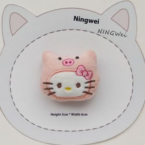 Deukio hoạt hình vải nhung mới crossdressing KT mèo động vật nhỏ búp bê Mô hình mặt dây chuyền nhỏ trẻ em tự làm trang trí