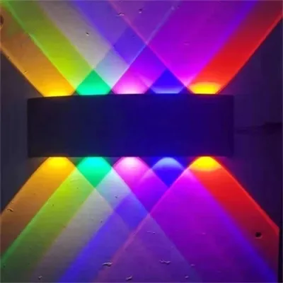 Lampu Dinding Led Lampu warna-warni Outdoor Minimalis Hias Taman Lampu Tembok Anti Air Lampu Dinding Rumah Ruang Tamu Kamar