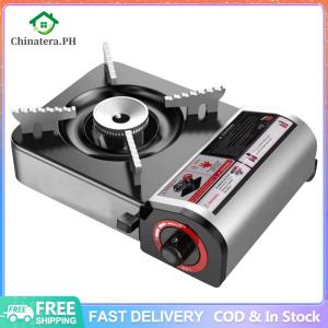 [Fast Delivery] butane gas stove camping rack Mini Gas single camping portable card type stove household gas outdoor