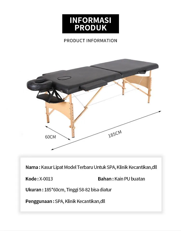 BLUE SKY ranjang facial /Folding Beauty Bed Kasur Spa Therapy