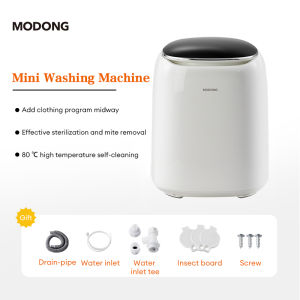 MODONG Mini Washing Machine Drying Integrated Home Fully Automatic Baby Underwear Sock Washing Machine 洗衣机