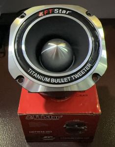 FT STAR High Power Titanium Bullet Tweeter 1200 Watts With Capacitor HDTW44-203