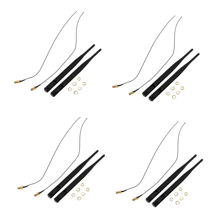 10pcs Router WiFi Antenna femmina 2.4GHz 5GHz 5.8GHz 6dBi per