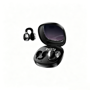 Wireless Earbuds Clip On Anti Sound Leak Construction Immersive Stereo Surround Sound Equipped with Mic Digital Display