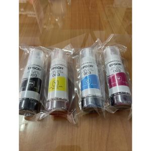 Epson 003 Inks for L1110 L3150 L3110 EPSON L5190 Printer - BK/CY/MG/YW