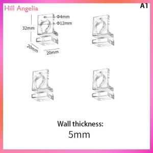 [Hill Angelia] 4pcs 6mm 8mm 10mm Fish Tank Acrylic Clips Aquarium Lid Cover Support Holder Bracket Clamp Stand Aquarium Supply