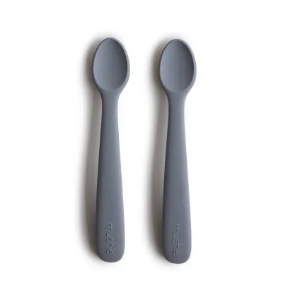 Mushie Silicone Feeding Spoons (2pk) (9 Colours)
