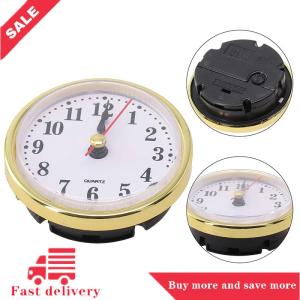 [COD]Flash Delivery Classic Clock Craft Quartz Movement Dia.65mm Round Clocks Insert Roman Number Little Clock Arabic Numbers Wall Decor