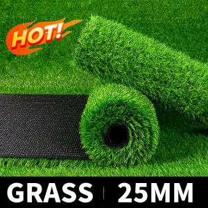 (25M per roll)2M*5M/3M*5M/4M*5M Premium Artificial Grass Green 25MM Fake Lawn Turf Mat with Dewatering Hole