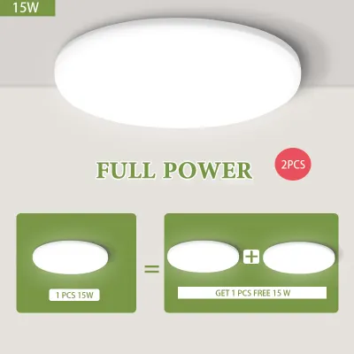 CHENBEN Đèn Trần Led Hiện Đại Đèn Trần Siêu Mỏng 220V-240V Đèn Led 15W 20W 30W 50W Cho Trần Phòng Nhà Bếp Ánh Sáng Lạnh/Trung Tính/Ấm Áp