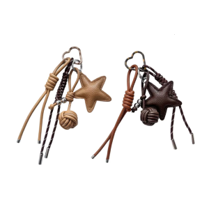 Sturdy Lightweight Leather Star Charm Stylish Bag Accessory Perfect For Enhancing Bags During Commutes Or Travels