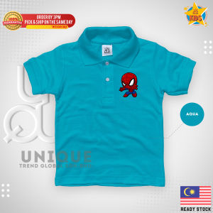 Unique OS Kids Polo Premium Quality Cotton T-Shirt Boy/Girl 3-14 Years 0019S1