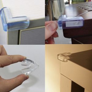 4X Table Desk Corner Edge Guard Baby Safety Bumper Protector