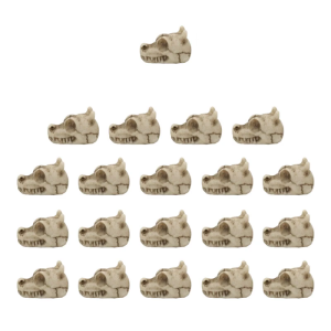20Pcs Dragon Bone Skull Ornaments Enhanceds Halloweens Decoration with Resins Craftsmanships