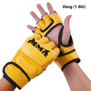 [BMA]Găng tay sanda boxing hở ngón tập đấm bao cát muay thai mma đối kháng nam nữ