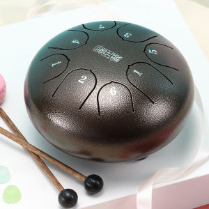 [SG Stock]Hluru-Series1-Lotus-Ethereal Steel Tongue Drum空灵鼓/5Sizes from 6" to 14" with 8-11 Colors options/Musical Percussion Instrument/Kids Toy/Gift/Yoga/Relax/Meditation