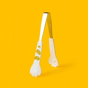 Polocat Japanese Cat Paw Food Tongs Cartoon Food Tongs Stainless Steel BBQ Tongs Sandwich Baking Tongs Kitchen Gadgets