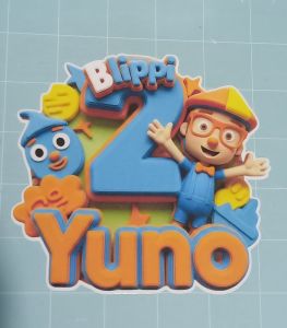 Printed and Cutout Cake and Cupcake Toppers