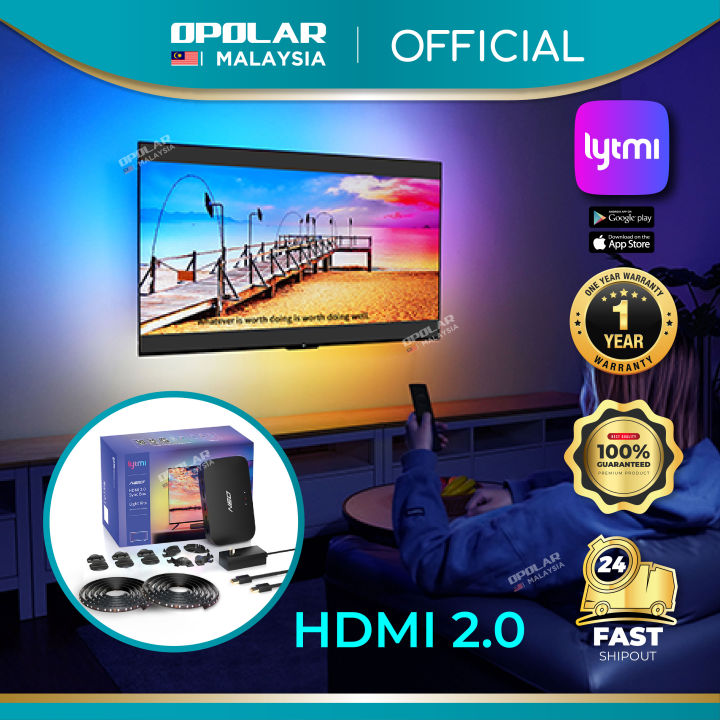 Lytmi Neo Sync Box & TV Backlight Kit - HDMI 2.0 (UK Adaptor) | Lazada
