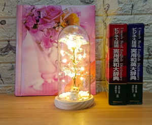 Anto Shop ID - Lampu Hias LED Bunga Mawar Dekorasi Beauty And The Beast Rose | kado ulang tahun