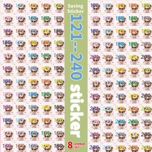 PAKET ALBUM MENABUNG METODE ANGKA 1-240 // SAVING CHALLENGE 240 HARI // SAVING ALBUM TARGET