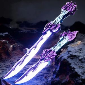 Dao Gấp LED Phát Sáng Đổi Màu – Dao Mô Hình Fantasy Ngầu Đồ Chơi Cosplay Có Đèn