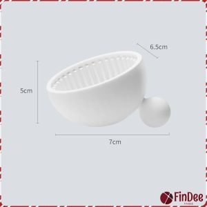 FinDee ที่ทำความสะอาดแปรงแต่งหน้า ชามซิลิโคนล้างแปรงแต่งหน้า  makeup brush cleaning bowl
